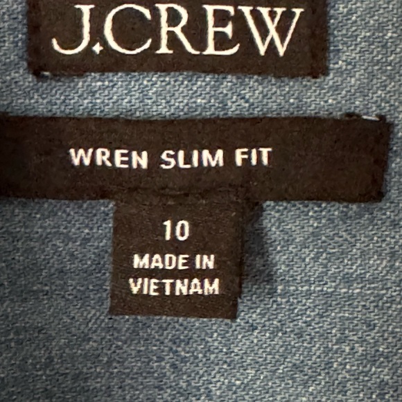 J. Crew Blue Button Down Shirt - Picture 2 of 2